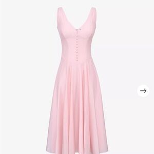 House of CB Blush Samaira Pink Midi Dress